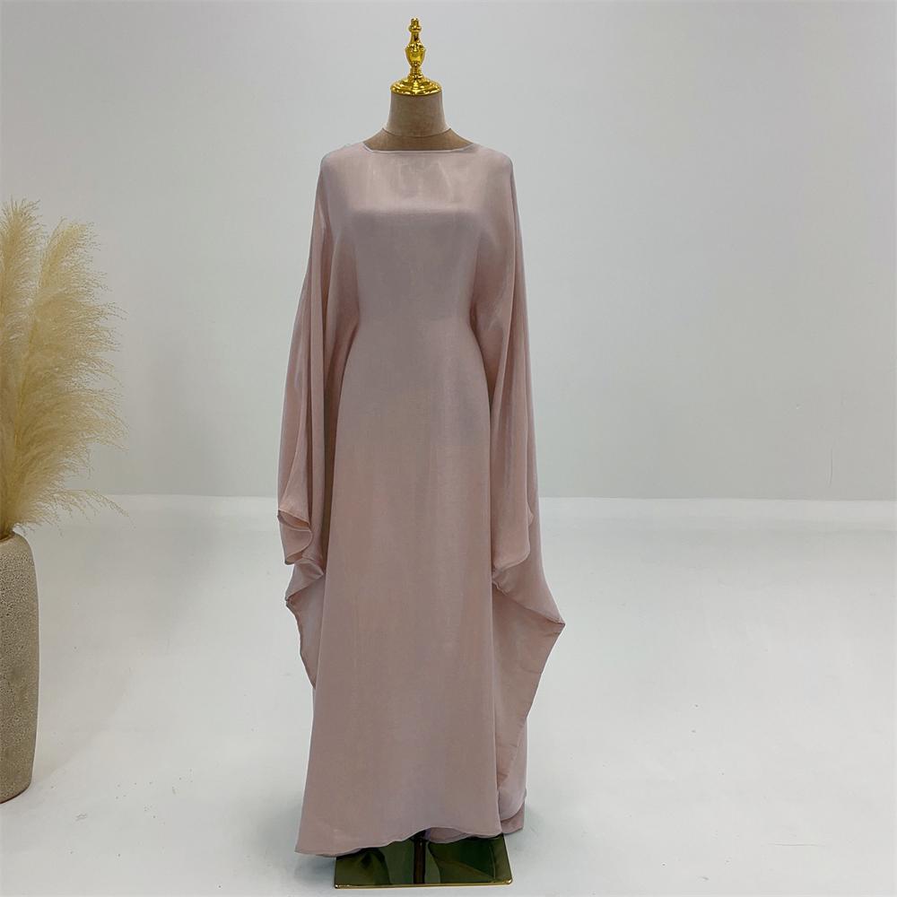 Satin iridescent Batwing Kaftan