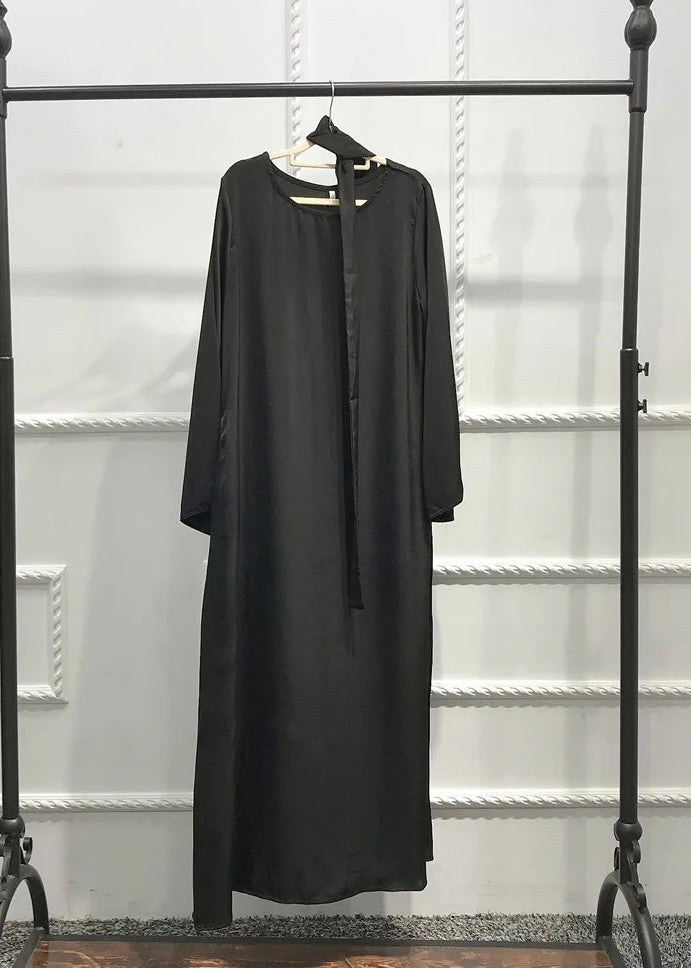 Satin Belt Abaya