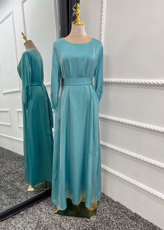 Satin Belt Abaya