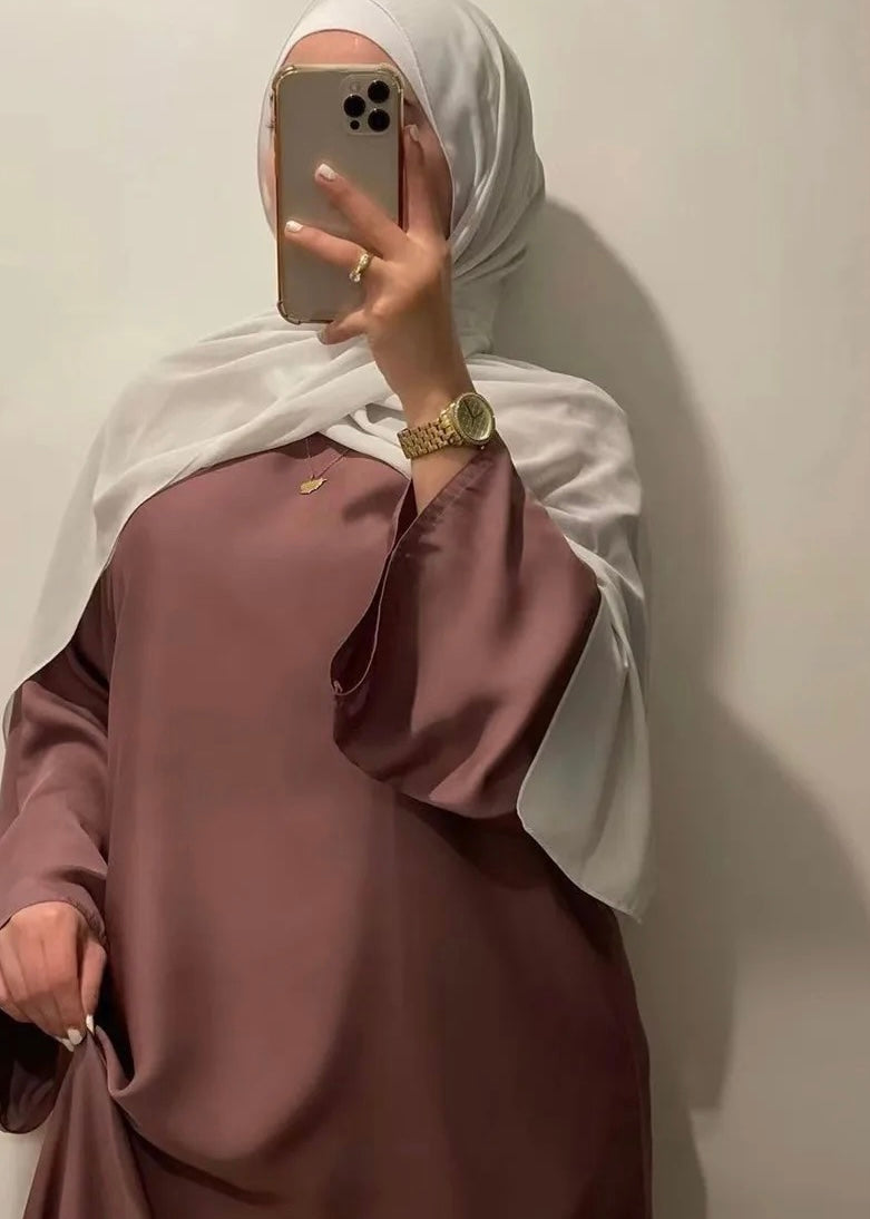 Satin Belt Abaya