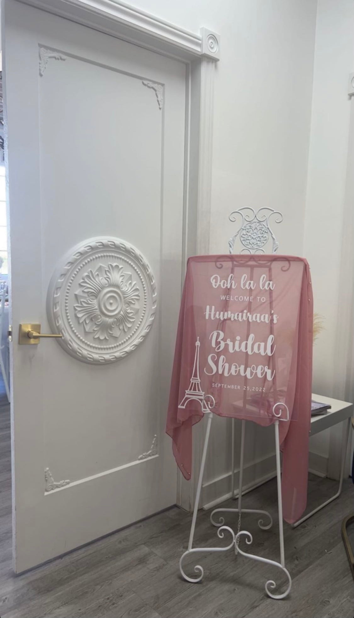 Custom Bridal Shower Acrylic Sign