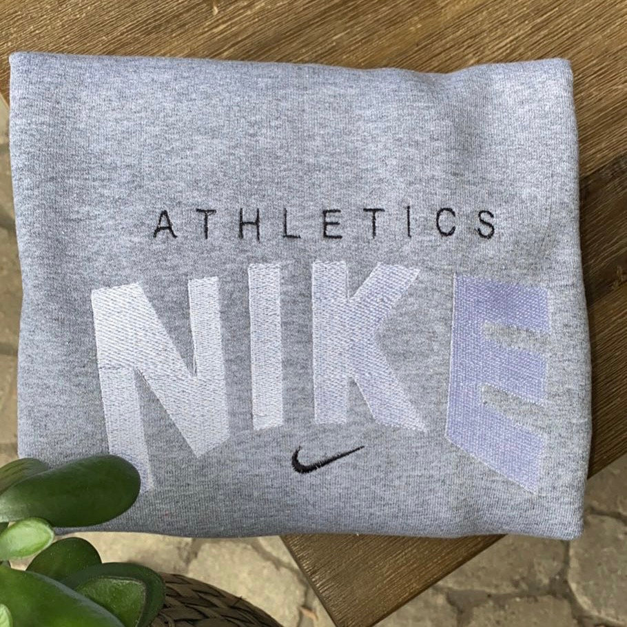 Grey Athletic Swoosh