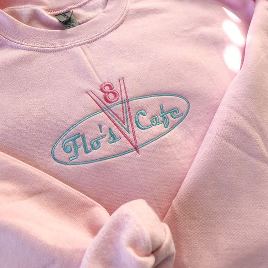 Flo’s Cafe Embroidered Sweatshirt