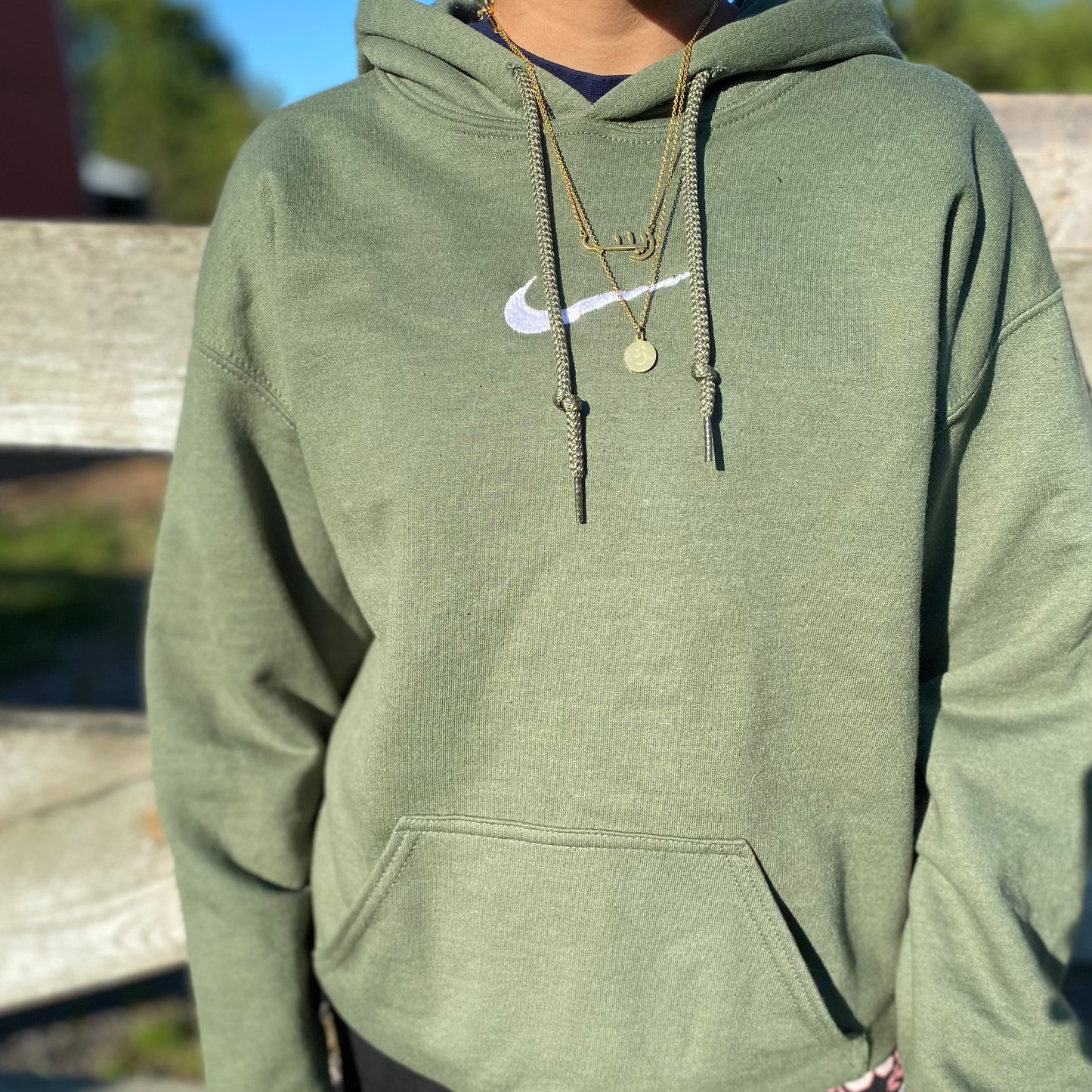 Sage Green Swoosh