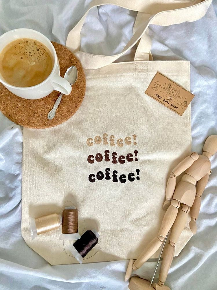 Neutral Coffee Tote