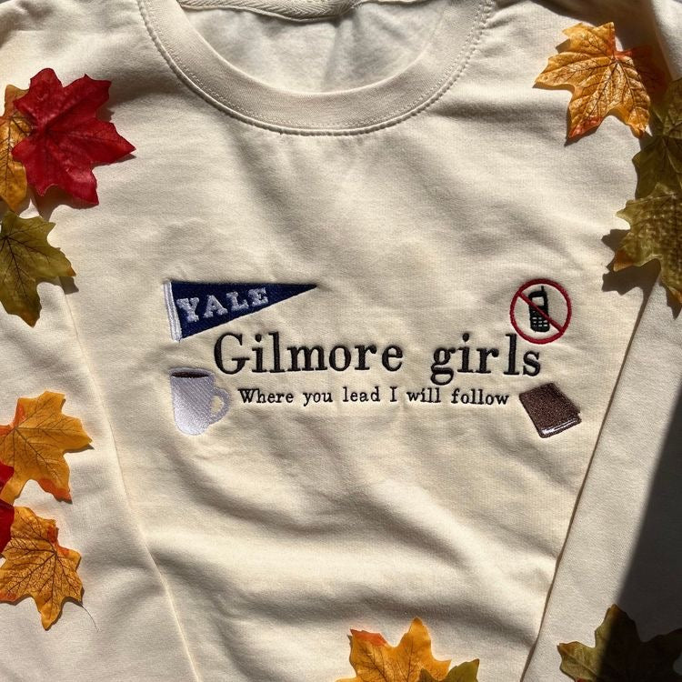 Gilmore Girls Embroidered Sweatshirt